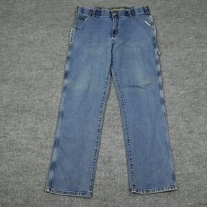 Lee Carpenter Jeans Mens 38x32 Blue Extreme Motion Loose Fit Straight Leg Denim